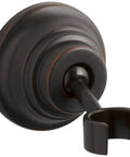 Bancroft Wall-Mount Handshower Holder, Solid Brass Construction, Adjustable Pivot Bracket, Oil Rubbed Bronze Finish