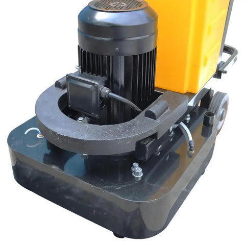 Close-up of a 7.5KW 220V Wet And Dry Concrete Floor Grinder with a 24.8 inch wide grinding head, showcasing motor and base design.