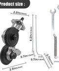 Turn Your Drill Into a Metal Sheet Cutter Nibbler for Precise Cuts, Fast Drill Attachment with dimensions and included tools