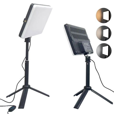 Dual 2 Pack LED Photo Lighting Kit With Stand 2800K-6500K Dimmable Studio Lights For Product Photography, 12 Inch