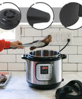 Using 2 Pack Steam Release Valve for Instant Pot Duo Series, replaces venting control, fits all Duo models, in kitchen scene.