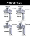 Aluminum Revolving Handwheel for Machinery and Industrial Apps With Engraved Scale Markings, Adjustable Inner Hole Sizes 6mm-12mm