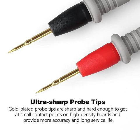 All Purpose Multimeter Test Leads With Banana Plug Probes For Digital Meters 20A 1000V PVC Insulated Shrouded Universal