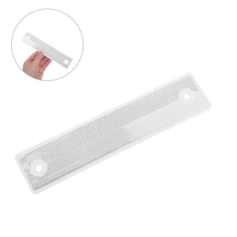 Photoelectric Sensor Reflector Panel For Industrial Automation And Busy Production Lines Space Saving Reflective Accessory Compact Plastic Rectangle Design For Factory Floors, white 18x4 cm
