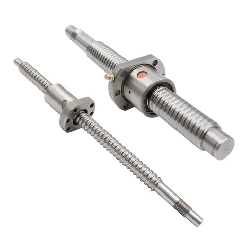 20mm Ball Screw Rod With 5mm Lead And 10mm Lead End Machined, Includes Single Ball Nut For Engraver, Milling And Router CNC Machines