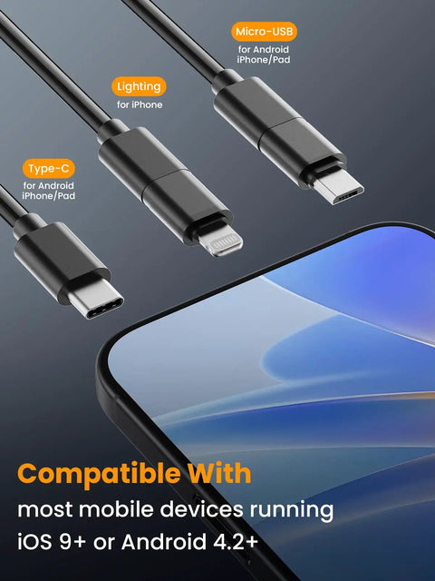 Endoscope Cam With Light 1920P Borescope Eight LED Lights 33 Ft Semi-Rigid Snake Inspection Camera IP67 with phone connectors