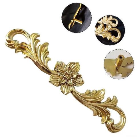 Solid Brass Double Hole Drawer Pulls In Vintage Style For Cabinets Wardrobes And Furniture Drawers With A Retro Vibe Durable Cabinet Hardware