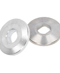 Two Pressure Plate For Miter Saw 45mm Clamp Flange Replacement Part For 10 Inch Aluminum Cutting Machines 2 Pack displayed on surface