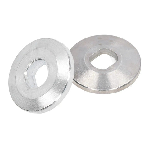 Two Pressure Plate For Miter Saw 45mm Clamp Flange Replacement Part For 10 Inch Aluminum Cutting Machines 2 Pack displayed on surface