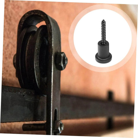Barn Door Stopper Track Connector Accessory For Sliding Doors Wall Track Spacers Easy To Install Carbon Steel Hardware