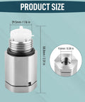 Rock Solid Brake Proportioning Valve Replacement For Ford Bronco E Series And F Trucks 1987 Through 2004 Direct Swap size dimensions shown in image.