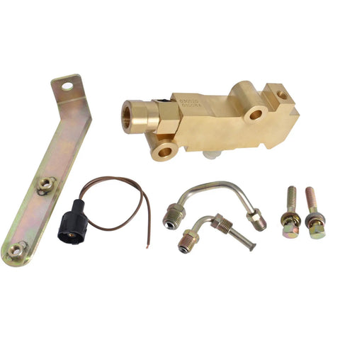 Disc Brake Proportioning Valve Combo Kit With Mounting Bracket For Classic Muscle Cars Includes Nine Sixteenth And One Half Inch Hard Lines.