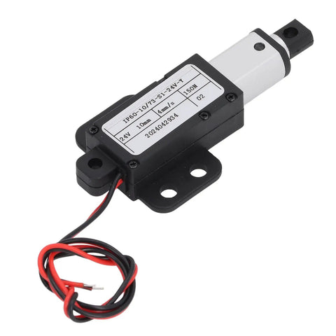 Compact 24V Micro Linear Actuator With 150N Thrust And 10mm Stroke For Sofa Robots TV Tables And Windows 4mm Per Second Speed Built Tough In Aluminum And ABS