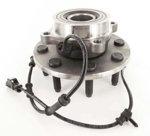 Front Wheel Bearing And Hub Assembly With ABS Sensor Wire Sealed Spindle For Dodge 2003 To 2005 Eight Lug Aftermarket Part BR930502