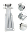 Beefed Up Heavy Duty Iron Trailer Door Hinge With Anticorrosion Finish High Strength Cargo Box Hinge For Utility Trailers Perfect For Freezer And Cold Transport Cold Chain Ready Durable And Weatherproof, silver iron hinge