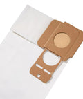 Vacuum Cleaner Paper Bags Pack Of 20 Compatible With Karcher Tornado CV30 1 CV38 1 CV48 2 NSS Pacer 112 115UE Replacement Bags Easy Install For Home Or Small Biz Use. Close-up showing cardboard fitting and white bag material detail.