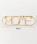 Real Deal Gold Wall Mounted Coat Rack Featuring Heavy Duty Smooth Metal Hooks Bathroom Closet Must Have Organizer for home decor.