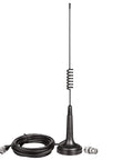 27MHz CB Radio Antenna With PL259 And BNC Male Connectors, Magnetic Base Mount, ideal for car or handheld CB radio setups
