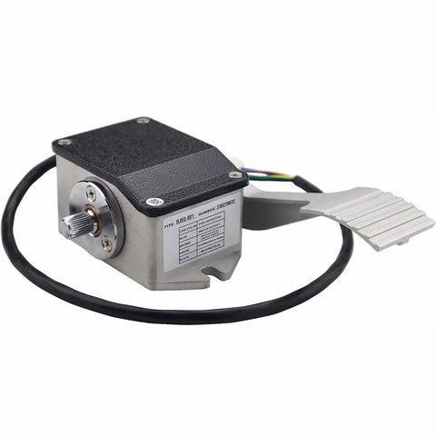 0-5V Throttle Pedal Replacement For Golf Carts RJSQ-001 with cable, metal pedal part and black casing, provides smooth acceleration.