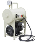 Heavy Duty Portable Hydraulic Oil Filter Top Tier Mobile Filtration Rig With Slick 600 Liters Per Hour Flow showing motor and pressure gauge.