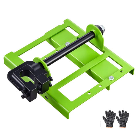 Adjustable Chainsaw Mill 2 To 6 Inches Wide For Precise Vertical Lumber Cutting Guide heavy duty attachment with gloves