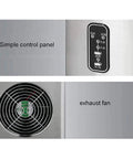 Big Time Countertop Ice Maker Machine For Kitchens And Offices Quick Freeze Crystal Clear Cubes Daily control panel and exhaust fan
