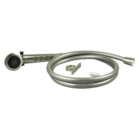 RV And Mobile Home Shower Valve With Handheld Shower Kit, 60-In Hose, Brushed Nickel Finish, Vacuum Breaker