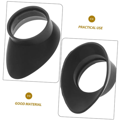Two Pack Eyepiece Covers Soft Rubber Lens Protectors For Microscope Telescopes Binoculars Scope And Eye Cups Dope For Outdoor