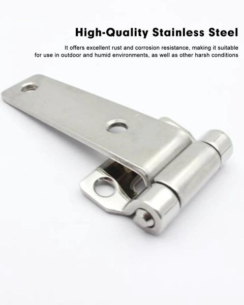 Heavy Duty Gate Hinges For Wood Fences And Shed Doors Hardware With Adjustable Fit Easy Screwdriver Install DIY Friendly Butt