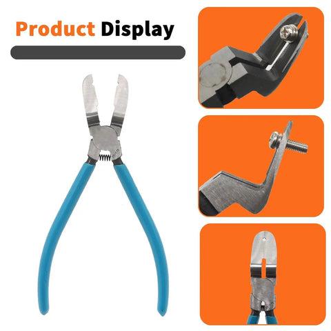 Heavy Duty Diagonal Cutting Pliers And Wire Flush Cutters With Sleek Non Slip Rubber Handles for easy snipping and stripping.