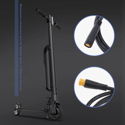 IP65 Waterproof 3 Pin Extension Cable For Ebike And Scooter Gear Sensor, 1m Length End To End With Molded Male And Female Connectors, 24AWG Wire, Easy Plug And Play Bike Wiring Harness