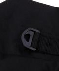 Close-up of black buckle on Lightweight Portable Drawstring Gear Bag For Scuba Diving And Underwater Gear Storage