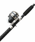 Fusion Spincast Rod And Reel Combo With 6 Foot 6 Inch Length, Lightweight Graphite Reel Body, One Ball Bearing, close-up view