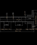 Technical diagram of Built Tough 45 Steel Mini Lathe Spindle Replacement With 20mm Hole For MX 180D 7x12 8x14 Lathes
