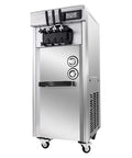 Premium Black Heavy Duty M10 Soft Serve Ice Cream Machine Replacement Clamping Nuts And Secure Screws Comfy Flower Grip Knods Hassle Free Quick Swap Installation displayed on a high-capacity soft serve ice cream machine.