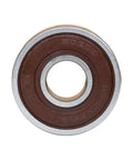 608-2RS 608DD Precision Ball Bearings 8x22x7mm with double rubber seal, pre-lubricated, front view