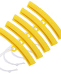 5 Pack Rim Protectors For Tire Changing Universal Wheel Guards And Rim Protectors For Tire Machines Pro Grade Durable TPE Rim Saver For Changing Tires Yellow
