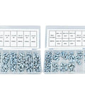 Top Tier 260 Piece Galvanized Iron Zerk Grease Fitting Kit For Auto Repair And Bearing Fixes With Storage Case And Size Chart To Keep Your Ride Running Smooth And Strong Today, open organizer with labeled fittings