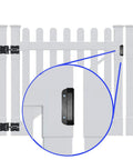 Universal Nylon Gate Handle Pull Black Heavy Duty Gate Hardware That Just Works On Wood Metal And Vinyl Gates 1 Pack