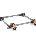Heavy Duty Universal Mobile Tool Base With Swivel Casters, Adjustable Tool Dolly, metal frame, expands 12 by 12 to 26 by 26 inches.
