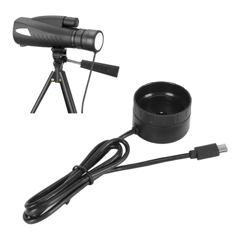 Digital Telescope Eyepiece Camera For Monoculars And Binoculars With USB C App Controlled Plug And Play 200W Pixel Sensor