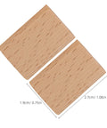 Wood Splice Connectors For Frame Joinery, 100 Pack Hardwood Loose Tenons, No Screw Needed, Easy Install, Versatile Material Compatibility, Smooth Safe Installation, Pro Grade Precision Tenon Stock For DIY Furniture, 2.7cm x 1.9cm hardwood loose tenons