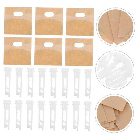Vertical Blind Slats And Stems Replacement Kit For Damaged Blinds Easy DIY Fix For Windows with durable plastic parts displayed