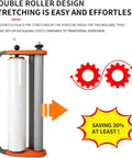 Manual Stretch Film Dispenser That Makes Wrapping A Breeze With Adjustable Torque Clamps For Easy Pallet Wrapping Fits 157mm Film Core 500mm Wide
