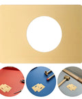 6pcs Stainless Steel Door Lock Repair Plate Kit for Knob And Handle. Durable Rustproof Lever Fixing Cover Coating Keeps Kitchen And Bathrooms Airtight.
