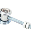 Sliding Door Track Roller Wheel With Stainless Steel Bearing Galvanized Rustproof Low Drag For Garage Doors Arc Design