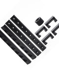 High Precision Zinc Alloy Sliding Rail And Toothed Gear Set For DIY Robotics, Linear Motion Kit With Cylindrical Gear And Rail Brackets, Smooth Motion Conversion For Robotic Arms And Automation Projects, zinc alloy parts on white