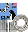 Beefy Heavy Duty 6206 ZZ Bearings Pack Of 10, Lubricated Chrome Steel Sealed Ball Bearings 30x62x16mm in packaging