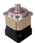 Top Shelf Rugged Workhorse Helical Planetary Gear Reducer Rock Solid Stepper Motor Adapter Dual Shaft Support Massive Torque Industrial Drive Gearbox For Automation Projects Size 13 close-up view emphasizing structure and material.