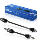 Front Pair CV Axle Assembly For Honda Civic 2001 2002 2003 2004 2005 1 7L Manual Transmission Premium Quality Direct Fit Replacement And Easy Install Excludes CRX Del Sol FWD Wagon Left Right with blue box
